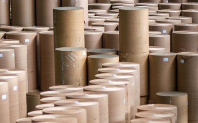 Mill roll labels and core tags for the pulp and paper industry